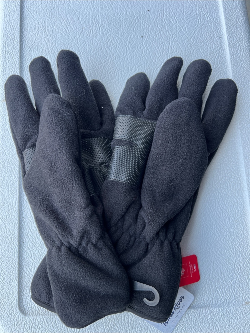 Men's Black Fleece Winter Gloves - Comfort Grip